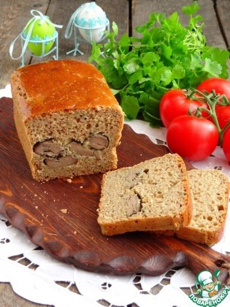 Ржано-пшеничный хлеб с печенью
