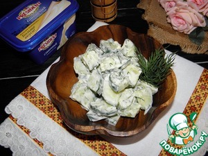 Салат из огурцов "Ежедневный"