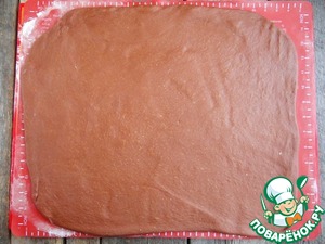 Шоколадный пирог с кокосово-вишневой начинкой