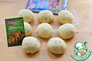 Пирог разборный с зеленью и кукурузой